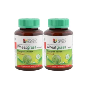 health-care-0645 (แพ็ค 2) Khaolaor ขาวละออ วีทกราส ต้นอ่อนข้าวสาลี 60 แคปซูล/ขวด