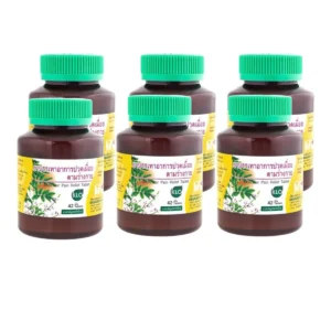 health-care-0655 (แพ็ค 6) Khaolaor ขาวละออ ยาบรรเทาอาการปวดเมื่อยตามร่างกาย ยาสามัญประจําบ้าน 42 เม็ด/ขวด