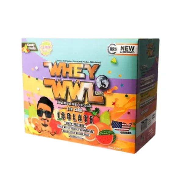 WHEYWWL เวย์โปรตีนไอโซเลท - ขนาด 2 ปอนด์ ( จํานวน 1 กล่อง ) ซูกัส
