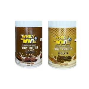 health-care-0717 WHEYWWL โปรตีนขนาดทดลองแบบกระปุก 200 g เวย์โปรตีนช็อคโกแลต 1 กระปุก เวย์โปรตีนกาแฟ 1 กระปุก