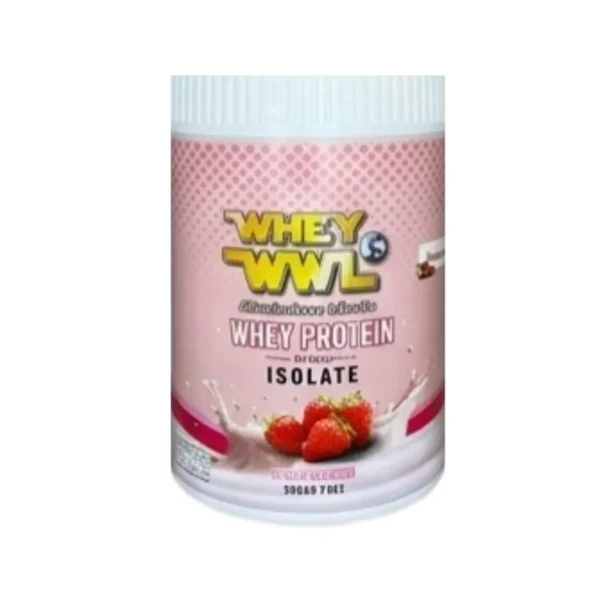 health-care-0719 WHEYWWL โปรตีนขนาดทดลองแบบกระปุก 200 g - จํานวน 1 กระปุก เวย์โปรตีนสตอเบอรี่