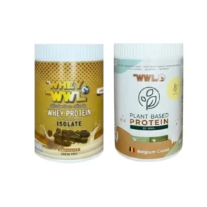 health-care-0726 WHEYWWL โปรตีนขนาดทดลองแบบกระปุก 200 g เวย์โปรตีนกาแฟ 1 กระปุก โปรตีนพืชโกโก้ 1 กระปุก