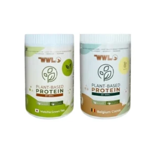 health-care-0729 WHEYWWL โปรตีนขนาดทดลองแบบกระปุก 200 g โปรตีนพืชชาเขียว 1 กระปุก โปรตีนพืชโกโก้ 1 กระปุก