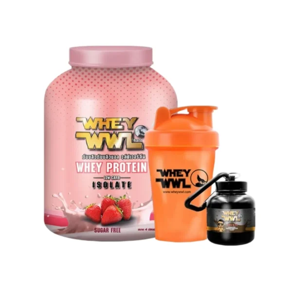 health-care-0731 WHEYWWL เวย์ดีเจเพชรจ้า - ขนาด4ปอนด์ ฟรี! แก้วเชคเกอร์และกระปุกแบ่งเวย์โปรตีน รสสตอเบอร์รี่