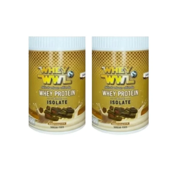 WHEYWWL โปรตีนขนาดทดลองแบบกระปุก 200 g เวย์โปรตีนกาแฟ 2 กระปุก
