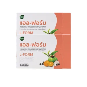 (แพ็ค 2) Khaolaor ขาวละออ แอล-ฟอร์ม ผลิตภัณฑ์เสริมอาหารสารสกัดส้ม 20 แคปซูล/กล่อง