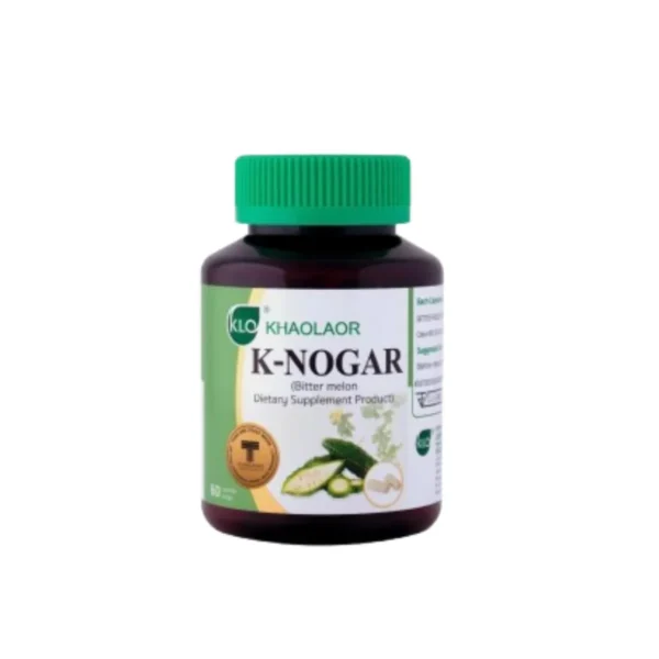 Khaolaor ขาวละออ เค-โนก้า (ผลิตภัณฑ์เสริมอาหารมะระขี้นก) 60 แคปซูล/กล่อง