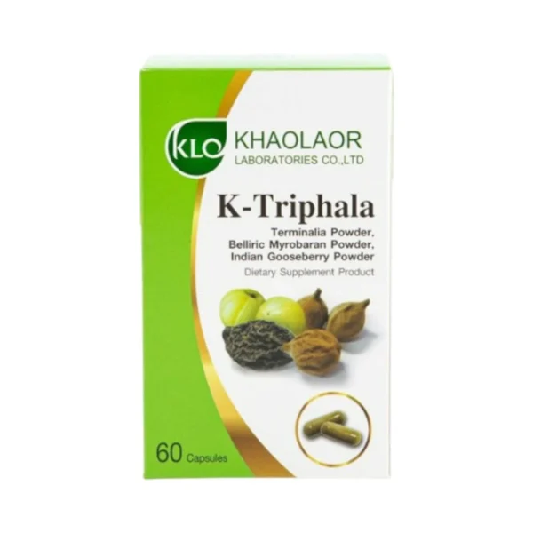 health-care-0786 Khaolaor ขาวละออ เค-ตรีผลา ชนิดแคปซูล 60 แคปซูล/กล่อง