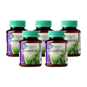 health-care-0802 (แพ็ค 5) Khaolaor ขาวละออ พลูคาวสกัด ผสม เบต้ากลูแคน และ วิตามินซี 60 เม็ด/กล่อง