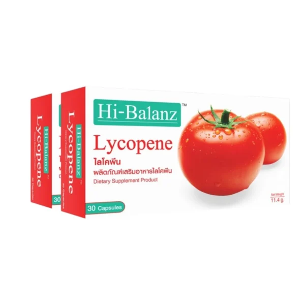 health-care-0834 Hi-Balanz Lycopene ไลโคพีน 2 กล่อง รวม 60 แคปซูล