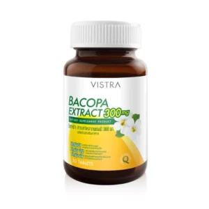 health-care-0861 วิสทร้า ผลิตภัณฑ์เสริมอาหาร สารสกัดบาโคปา เอ็กซ์แทรกต์ 300 มก. 30 เม็ด