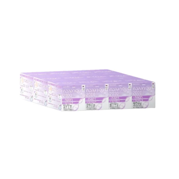 [แพ็ค 12 ชิ้น] Fresh Doze เฟรชโดส คอลลาเจน 2000 มก. สูตรกลูต้า กลิ่นองุ่นเคียวโฮ 3.5g
