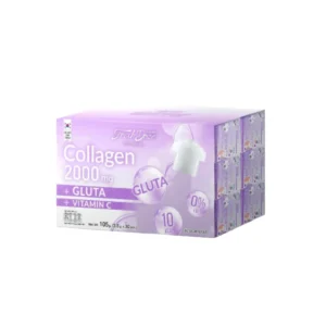 [แพ็ค 24 ชิ้น] Fresh Doze เฟรชโดส คอลลาเจน 2000 มก. สูตรกลูต้า กลิ่นองุ่นเคียวโฮ 3.5g
