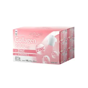 [แพ็ค 24 ชิ้น] Fresh Doze เฟรชโดส คอลลาเจน 2000 มก. สูตรซิงค์ กลิ่นฟรุ๊ตพั้นช์ 3.5g