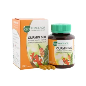 health-care-0969 Khaolaor ขาวละออ เคอร์มิน 500 ขมิ้นชันชนิดแคปซูล 100 แคปซูล/กล่อง