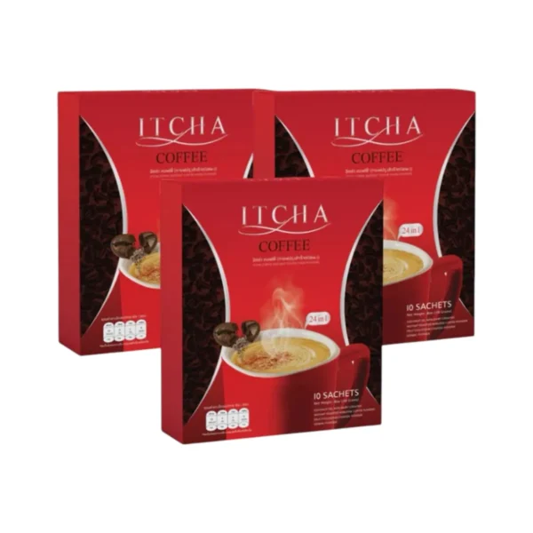 [ โปรโมชั่น 3 กล่อง ] Itcha coffee อิชช่า คอฟฟี่ กาแฟลดน้ําหนัก ช่วยการขับถ่าย ไฟเบอร์สูง กาแฟ เบนซ์ พรชิตา