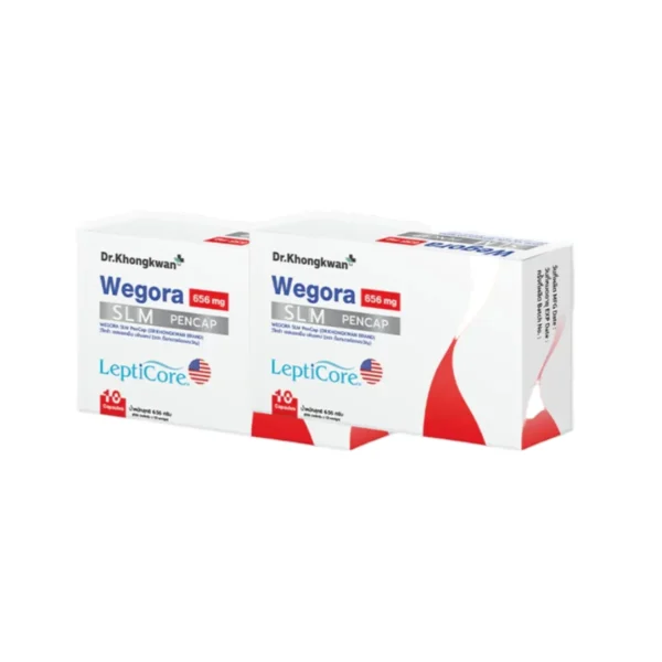 [ โปรโมชั่น 1 แถม 1 ] Wegora วีโกร่า ปากกาแคปซูล Dr.Khongkwan ดร.ของขวัญ 1กล่อง/10แคปซูล