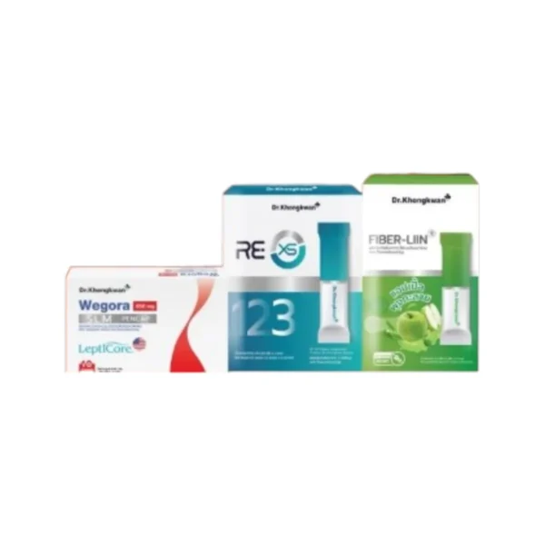 health-care-1025 โปรโมชั่น RE XS รี เอ็กซ์เอส ดร.ของขวัญ 1 กล่องมี 3 ซอง รีเซ็ตระบบลําไส้ภายใน 3 วัน Dr.Khongkwan โปรแฉ 3สูตร