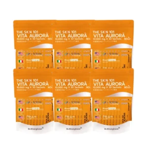 โปรโมชั่นพิเศษ Vita Aurora 6 ถุง The Skin 101 Vita Aurora เดอะเอสเคเอ็น Dr.KhongKwan ดร.ของขวัญ (1ถุง/30ซอง)