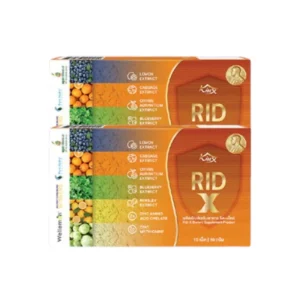 Rid X ริด เอ๊กซ์ อาหารเสริมริดสีดวง ฟื้นฟูดูแลลําไส้ แก้ต้นตอ บรรเทาอาการริดสีดวง โดยเภสัชกรเอ็กซ์ 1 แถม 1