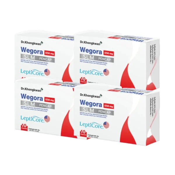[ โปรโมชั่น 2 แถม 2 ] Wegora วีโกร่า ปากกาแคปซูล Dr.Khongkwan ดร.ของขวัญ 1กล่อง/10แคปซูล