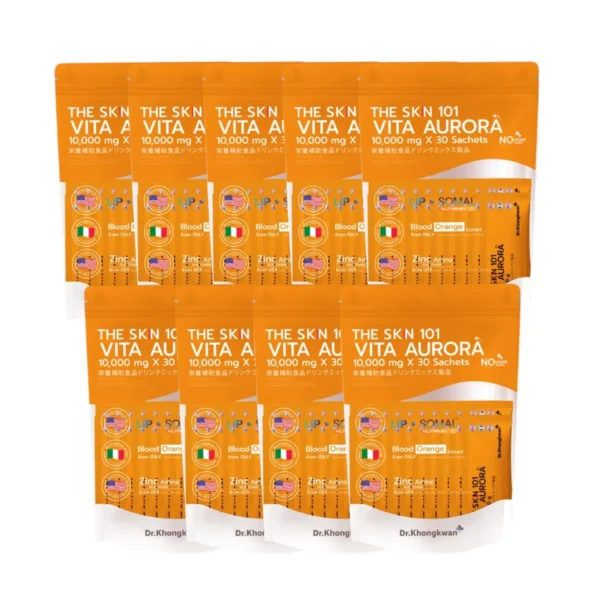 health-care-1041 โปรโมชั่นพิเศษ Vita Aurora 9 ถุง The Skin 101 Vita Aurora เดอะเอสเคเอ็น Dr.KhongKwan ดร.ของขวัญ (1ถุง/30ซอง)