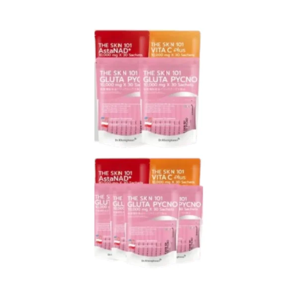 health-care-1050 โปรโมชั่นพิเศษ Aurora1+Gluta4+Asta1 The Skin 101 Vita Aurora เดอะเอสเคเอ็น Dr.KhongKwan ดร.ของขวัญ (1ถุง/30ซอง)