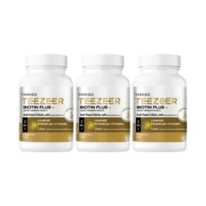 health-care-1052 โปรโมชั่น 3 กระปุก Yanhee Teezeer Biotin Plus+ ยันฮี ทีเซอร์ ไบโอติน พลัส วิตามินผม 1 กระปุก 30 เม็ด