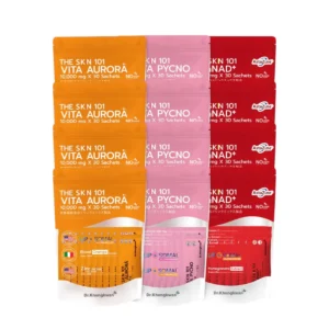 โปรโมชั่นพิเศษ Aurora4+Gluta4+Asta4 The Skin 101 Vita Aurora เดอะเอสเคเอ็น Dr.KhongKwan ดร.ของขวัญ (1ถุง/30ซอง)