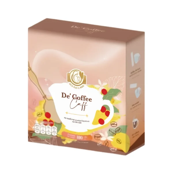Milk Plus & More De' Coffee Caff 1 กล่อง (กาแฟ 12 ซอง)