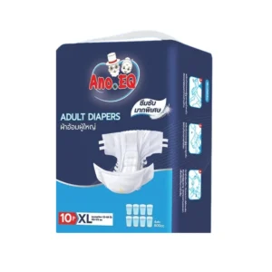 Ano.EQ ผ้าอ้อมผู้ใหญ่ แบบเทป แพมเพิส แพมเพิสผู้ใหญ่ 10ชิ้น/ถุงเทป XL 800cc