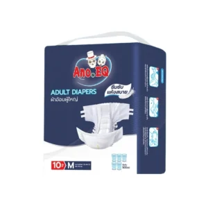 Ano.EQ ผ้าอ้อมผู้ใหญ่ แบบเทป แพมเพิส แพมเพิสผู้ใหญ่ 10ชิ้น/ถุงเทป M 500cc