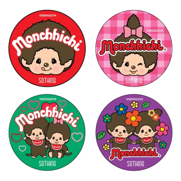 health-care-1164 Sothing x Monchhichi MOSQUITO REPELL PATCH สติ๊กเกอร์ตะไคร้หอมกันยุง สติ๊กเกอร์กันยุง 1ตลับ (100 ชิ้น) ORIGINAL