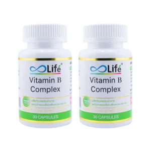 ไลฟ์ วิตามินบี คอมเพล็กซ์ Life Vitamin B Complex วิตามิน วิตามินบีรวม ชุด 2 กระปุก [LLAAG_02]