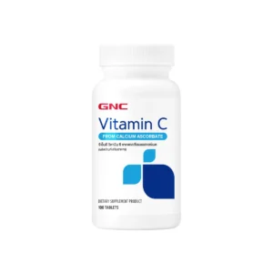 health-care-1223 จีเอ็นซี ผลิตภัณฑ์อาหารเสริม วิตามินซี จากแคลเซียมแอสคอร์เบต (100 เม็ด)