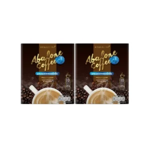 [โปร 2 กล่อง] Abalone Coffee ผสมผงจากหอยเป๋าฮื้อ 1 กล่อง บรรจุ 10 ซอง เซ็ท 2 กล่อง