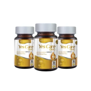 [โปร 3 กระปุก] Yes Care Omega ผลิตภัณฑ์เสริมอาหาร เยส แคร์ โอเมก้า 1 กระปุก บรรจุ 30 เม็ด