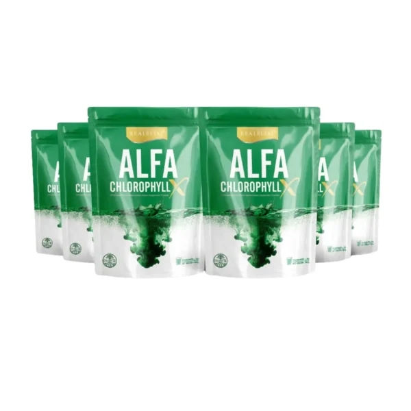 [โปร 6 ถุง] Alfa Chlorophyll X อัลฟ่า คลอโรฟิลล์ เอ็กซ์ 1 ถุง บรรจุ 15 ซอง