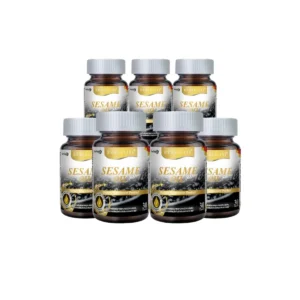 Sesame Oil 500 mg. น้ํามันงา 1 กระปุก บรรจุ 30เม็ด เซ็ท 7 กระปุก