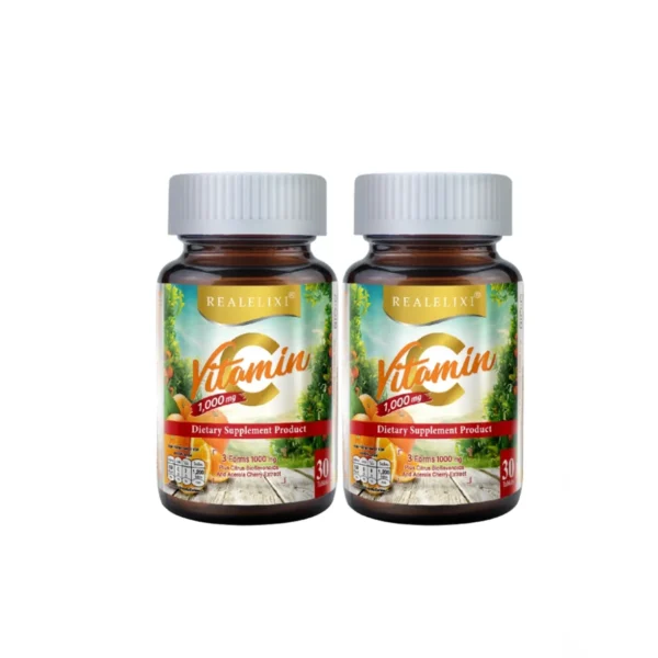[โปร 2 กระปุก] Vitamin C 3 Forms 1000mg. plus Citrus Bioflavonoids บรรจุ 30 เม็ด