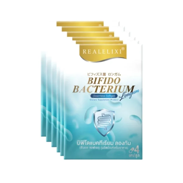 health-care-1273 Bifido-Bacterium บิฟิโดแบคทีเรียม ลองกัม 1 กล่อง บรรจุ 4 เม็ด เซ็ท 6 กล่อง