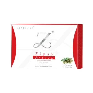Zipup Active ผลิตภัณฑ์เสริมอาหารเร่งระบบเผาผลาญ บรรจุ 10 แคปซูล 1 กล่อง