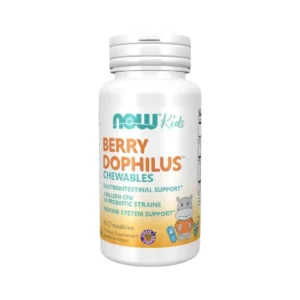 health-care-1295 Now Kids Berry Dophilus Probiotic 2 Billion CFU 60/120 Chewables นาวคิดส์ โพรไบโอติก สําหรับเด็ก 60 เม็ดเคี้ยว