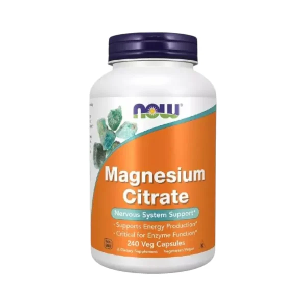 health-care-1301 Now Foods Magnesium Citrate , 60/120/240 Capsules นาวฟู้ดส์ แม็กจี แมกนีเซียม ซิเตรท 240 Capsules
