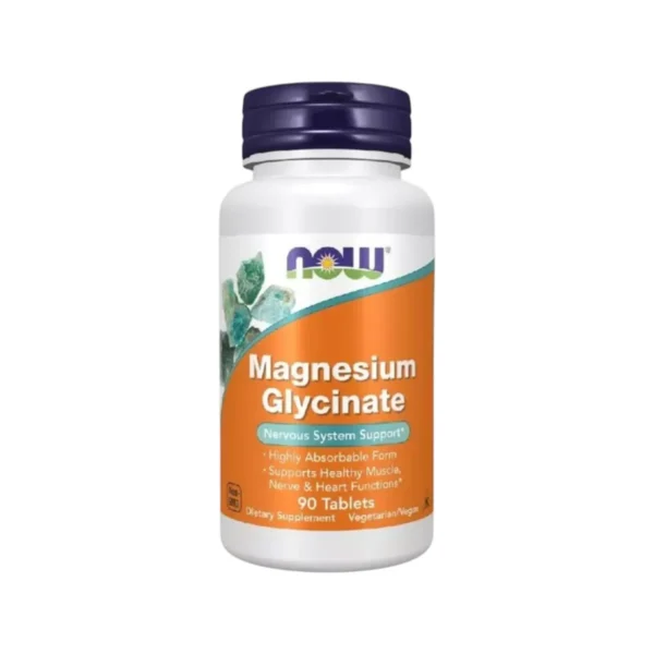 health-care-1302 Now Foods Mag-G Magnesium Glycinate, 60/180 Capsules/Tablets นาวฟู้ดส์ แม็กจี แมกนีเซียม ไกลซิเนท 90 Tablets