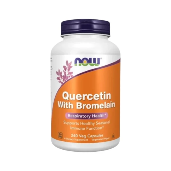 Now Foods Quercetin 400 mg. with Pineapple Powder 60/120/240 Capsules. นาวฟู้ดส์ เควอซิทีน ผสมผงสับปะรด 240 Capsules
