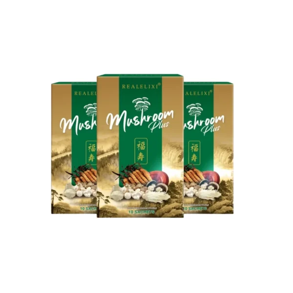 health-care-1310 Mushroom Plus น้ําเห็ดสกัดชงดื่มผสมถั่งเช่า ( 1 กล่อง บรรจุ 10 ซอง ) เซ็ท 3 กล่อง