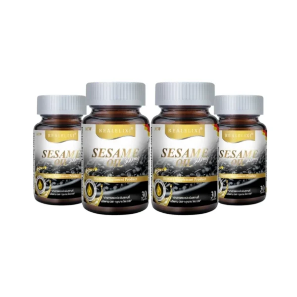 health-care-1315 Sesame Oil 500 mg. น้ํามันงา 1 กระปุก บรรจุ 30เม็ด เซ็ท 4 กระปุก