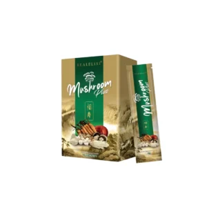 Mushroom Plus น้ําเห็ดสกัดชงดื่มผสมถั่งเช่า ( 1 กล่อง บรรจุ 10 ซอง ) 1 กล่อง