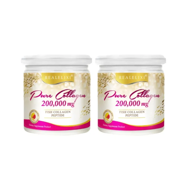 health-care-1323 PURE COLLAGEN 200,000 mg เพียว คอลลาเจน ขนาด 200 กรัม เซ็ท 2 กระปุก